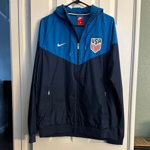 💥Nike Men's USA Full-Zip Hooded Windbreaker💥